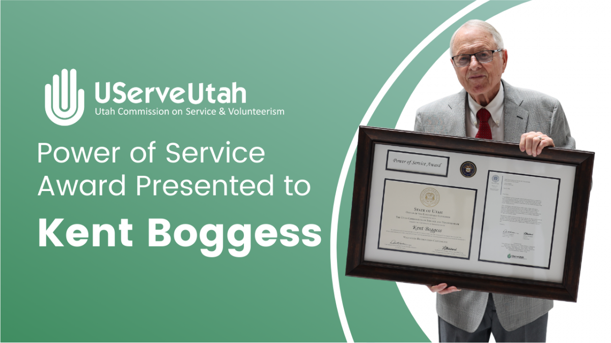 Power of Service Award Presented to Kent Boggess