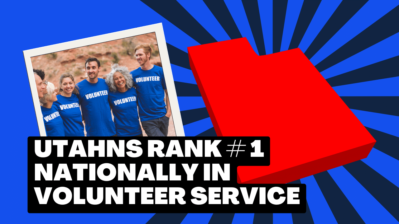 Featured image for “<strong>Utahns rank No. 1 nationally in volunteer service</strong>”